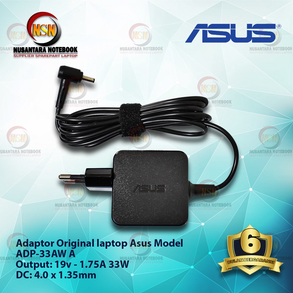 Adaptor Charger Original Asus 1.75 Mini Plugin For Asus Series X200CA X453