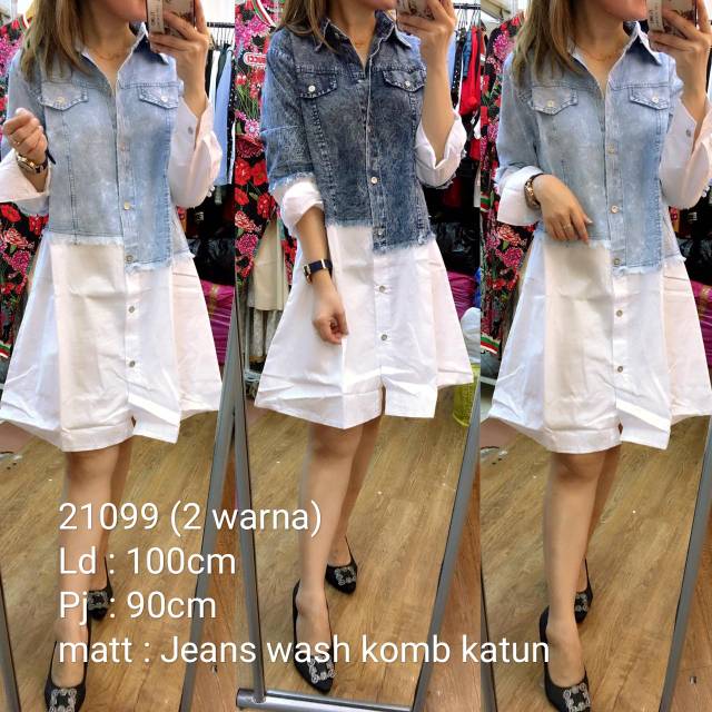 Tunik jeans import