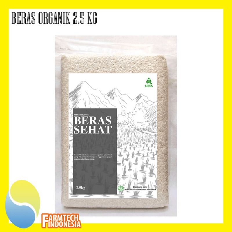 

Beras organik 2,5 kg