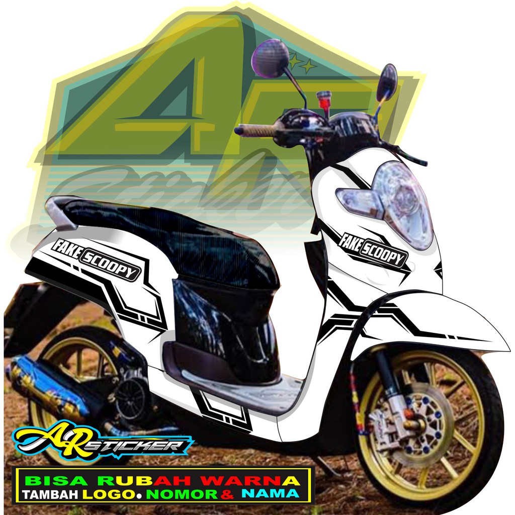 Decal scoopy Decal Scoopy full body Full Blok Decal Scopy Dekal New Fi 2017 2018 2019 2020 SIMPLE
