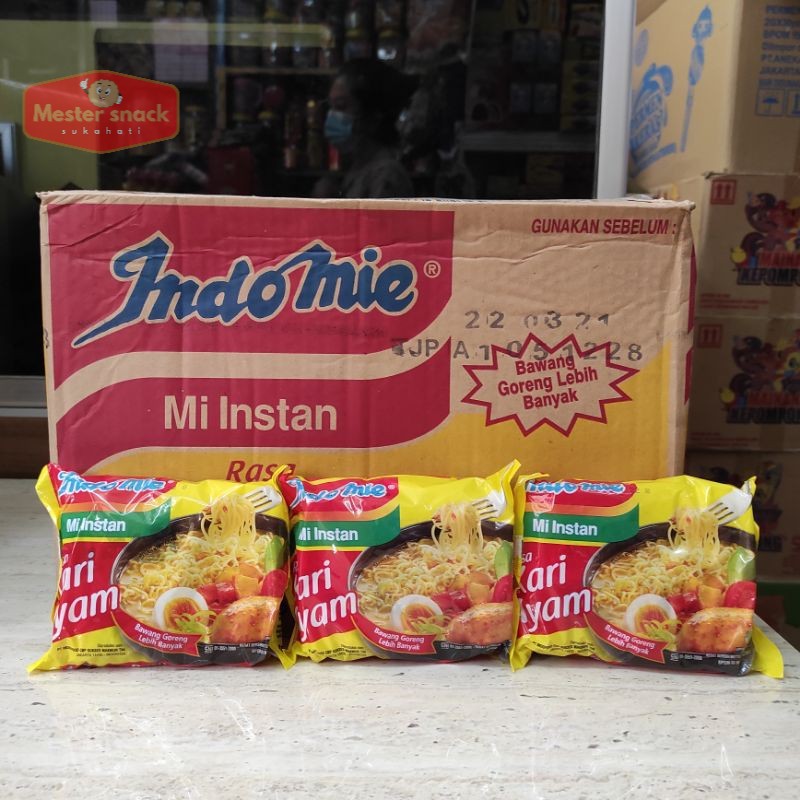 

Indomie Kari Ayam 1 dus 40 pcs
