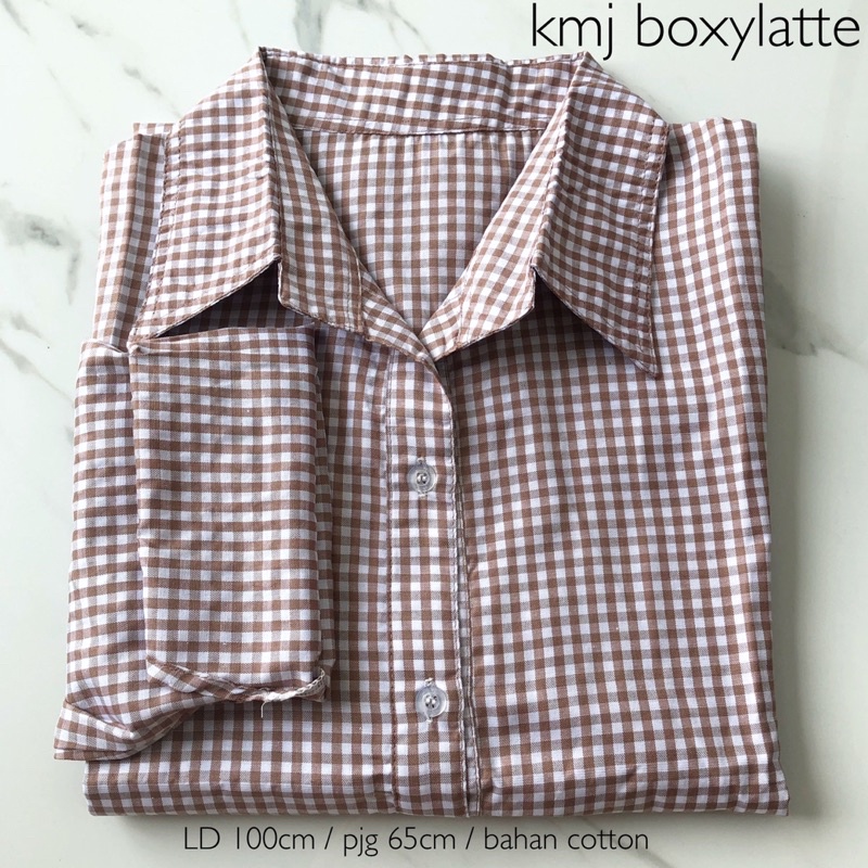 KEMEJA OVERSIZE kallyoutfit kemeja kerja / kemeja kuliah / kemeja kantor / kemeja polos