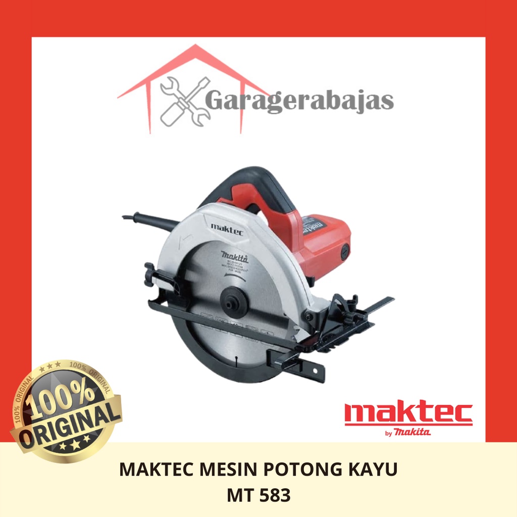 MAKTEC MT 583 Mesin Potong Kayu 7 Inch - Circular Saw Circle MT583