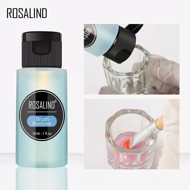 ROSALIND Brush Restorer 30 ml Pembersih Brush Nail Art