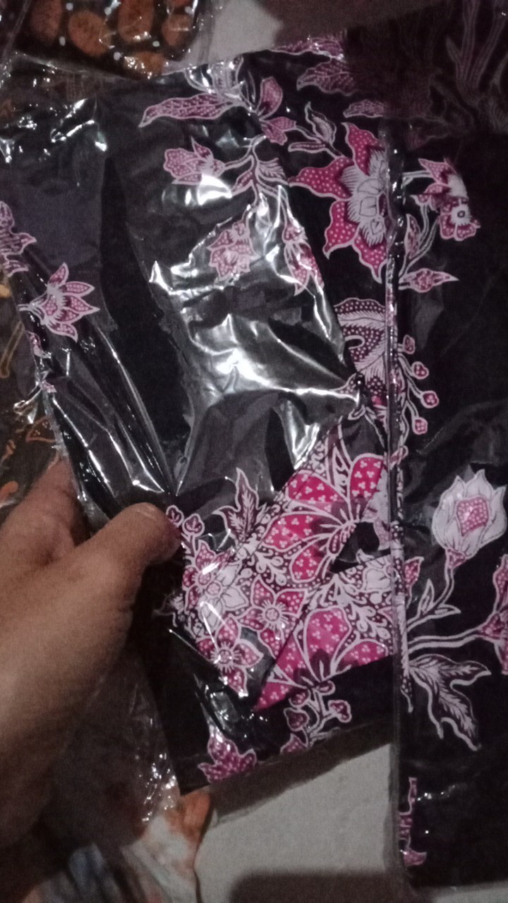 Batik Couple Keluarga Sania Ruffle Ori Ndoro Jowi Dnt Cibulan Pink