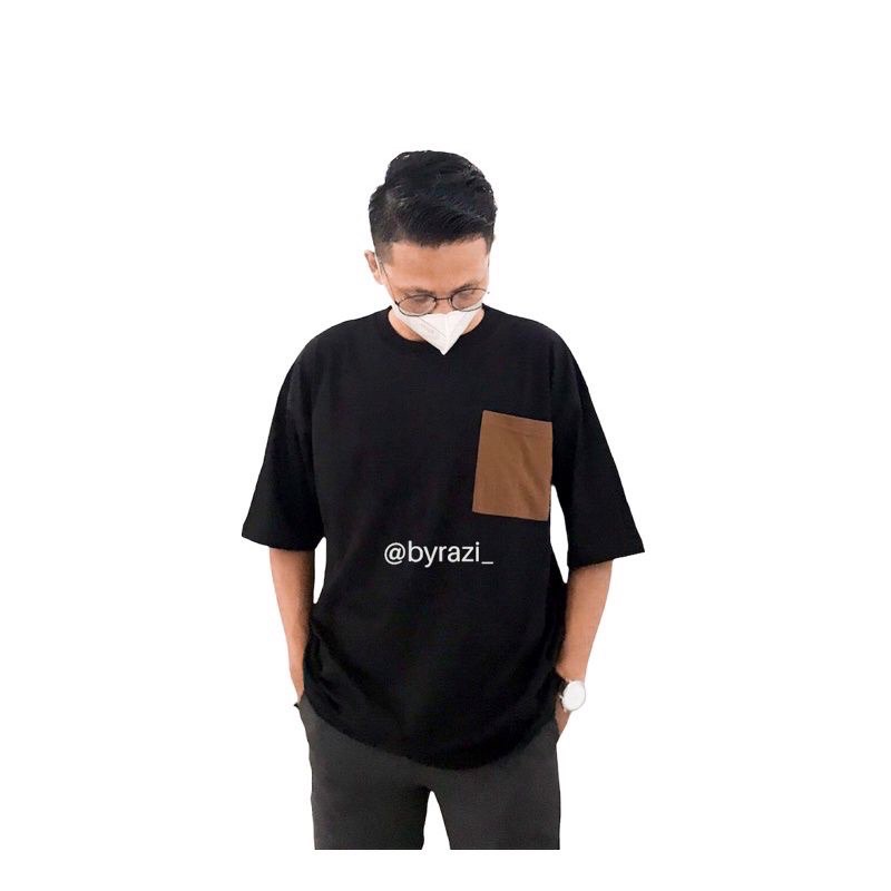 T-Shirt OverSize - Kaos OverSize - T-Shirt byrazi_-BLACK