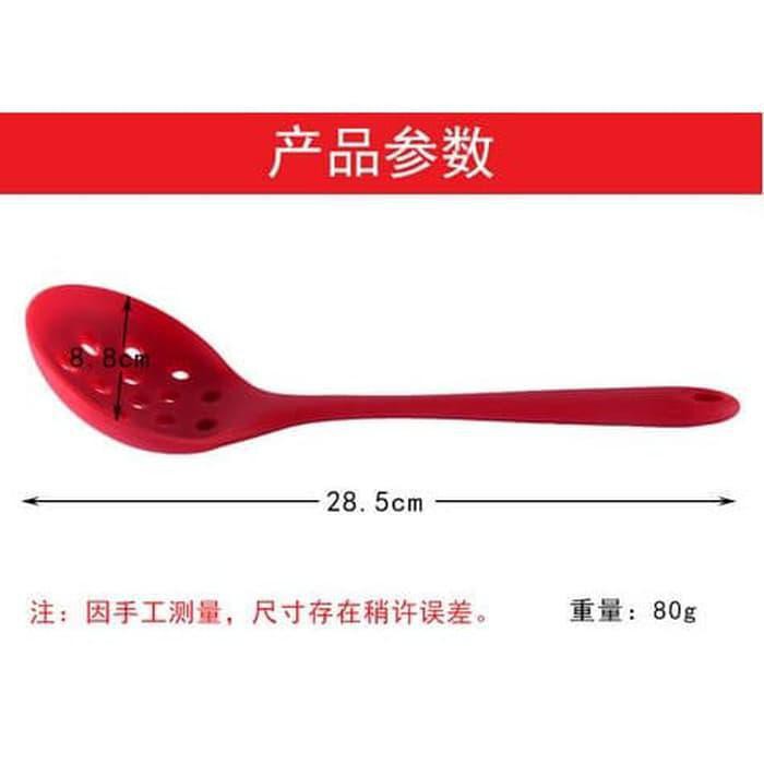 Sendok sayur Bolong Spatula Centong sayur silicone Food Grade