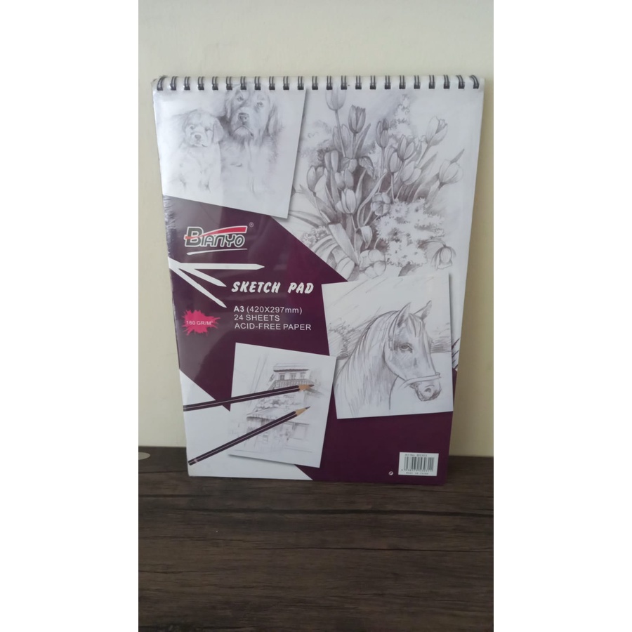 

Buku Gambar Lukis Sketch Pad A3.