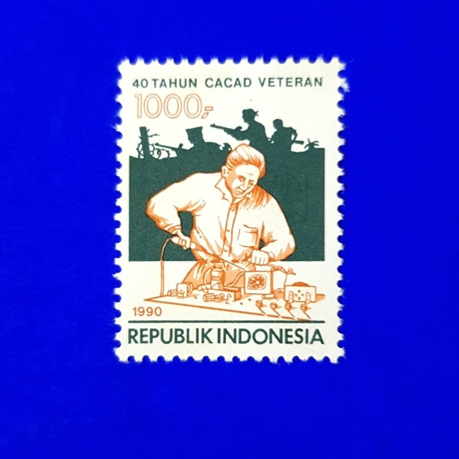

Perangko Indonesia 40 Tahun Cacad Veteran Tahun 1990