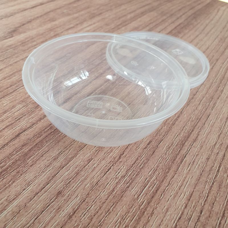 Mangkok Plastik 650ml Thinwall Round Rou Bulet 650 ml box DM Makanan Bulat Bunder bowl plastic