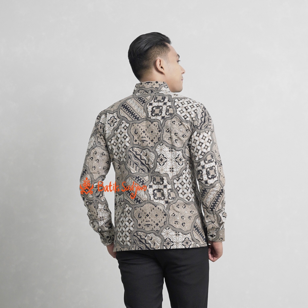 Atasan Kemeja Batik Pria Regular 1082