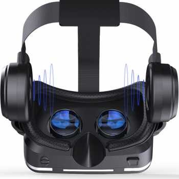 VR 3D Shinecon 6.0 VR Box Virtual Reality 3D Glasses dengan Headphone Termurah