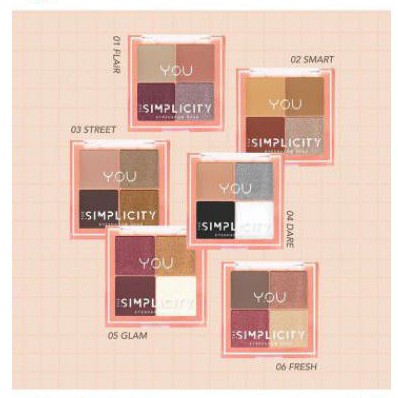 Y.O.U SIMPLICITY EYESHADOW QUAD