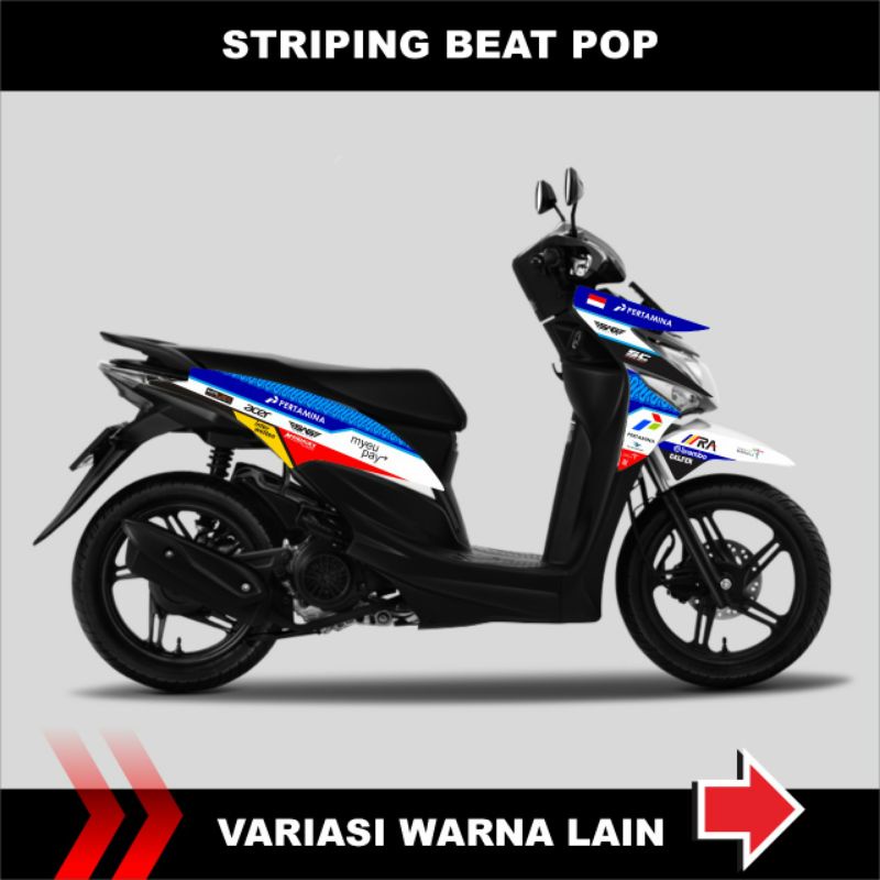 STIKER STRIPING MOTOR BEAT POP/LIS BODY MOTOR BEAT POP/STRIPING LIS BODY BEAT POP