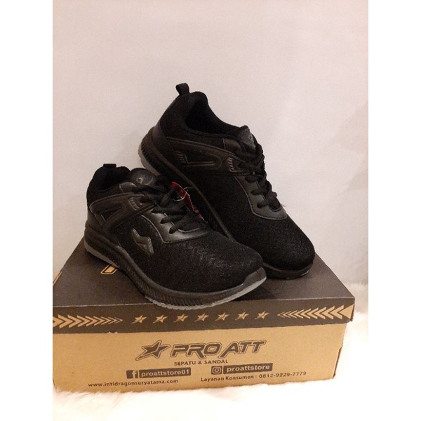 SEPATU PROATT VIL TALI,SEPATU ANAK SEKOLAH SMP DAN SMA,SEPATU CASUAL ANAK CEWEK ,SEPATU FULL HITAM SEKOLAH SIZE 37-40