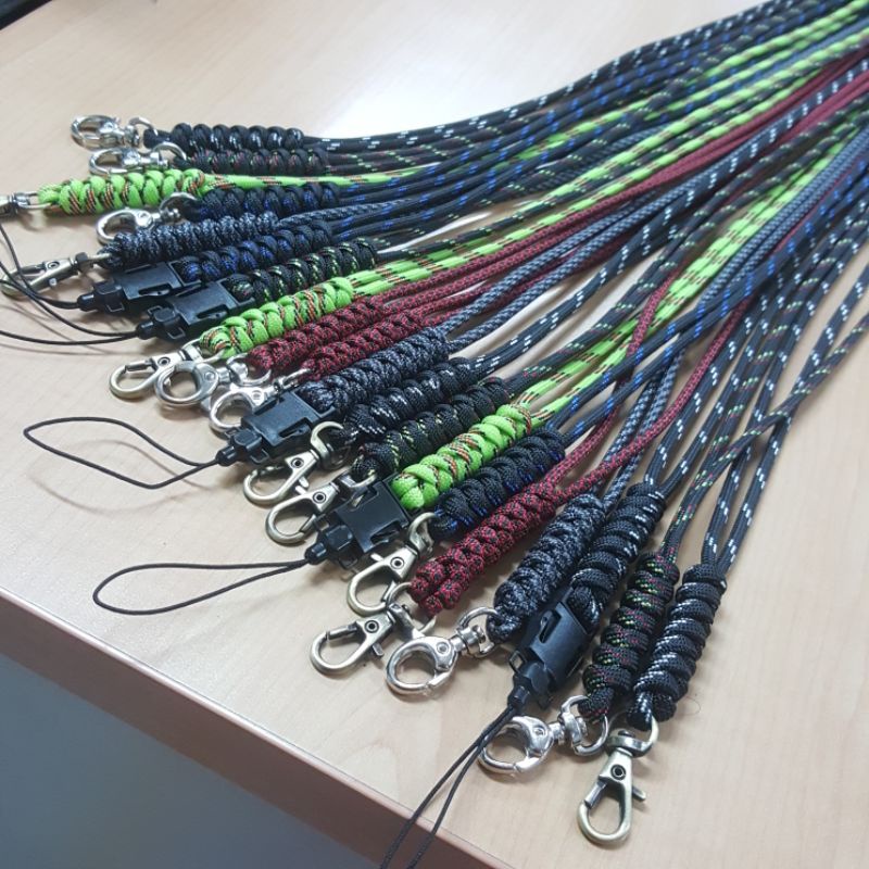 

Lanyard / Tali ID Card / Gantungan Paracord 7 WINDING