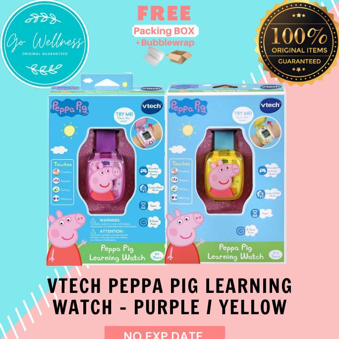 VTech Peppa Pig Learning Watch - Purple