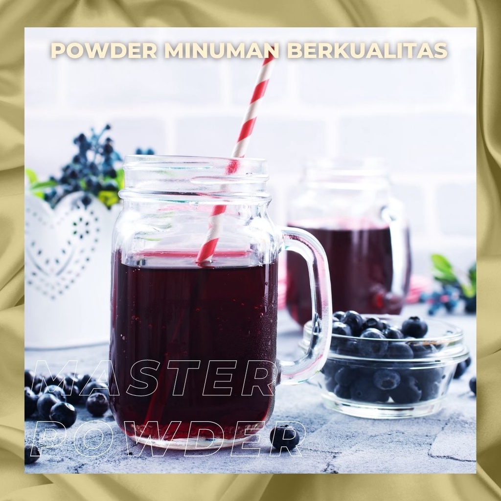 

Powder drink instan Blueberry