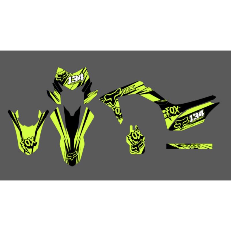 DECAL CRF 150 STABILO METAL MULISHA