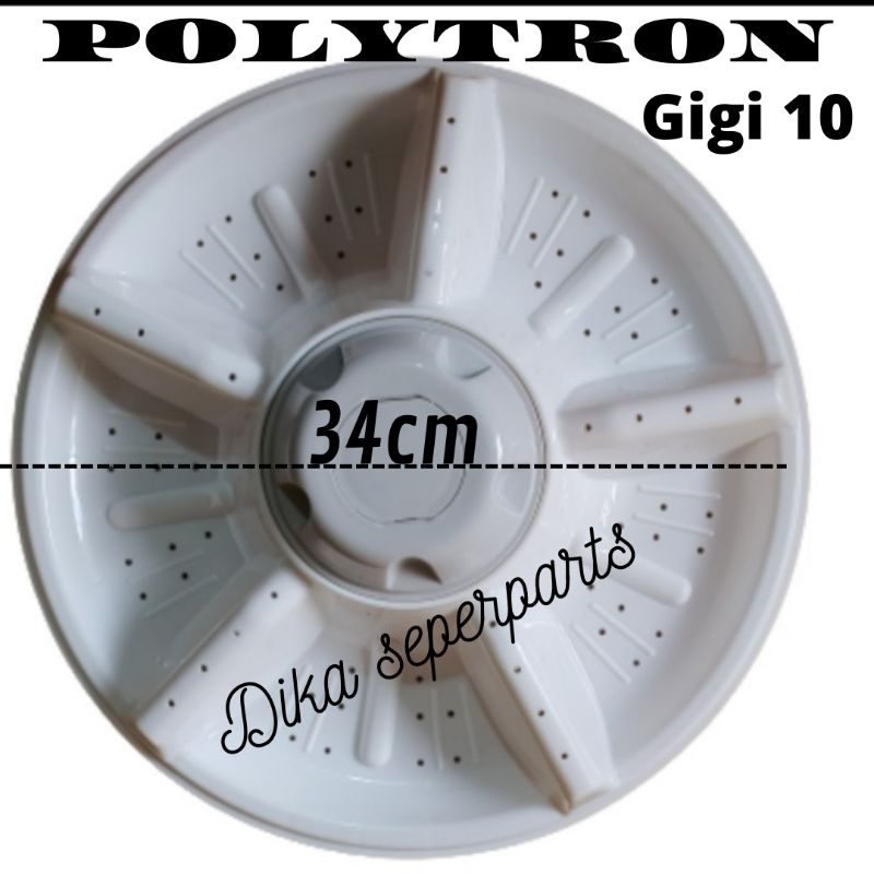 POLYSATOR MESIN CUCI SHARP 34CM GIGI 10