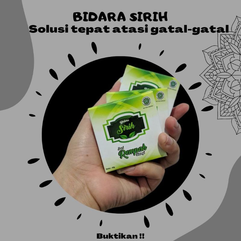 Sabun Bidara Sirih Original BPOM Obat Kulit Gatel,Eksim,Scabies,Kudis