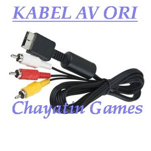 Kabel AV Ori New PS1 PS2 PS3