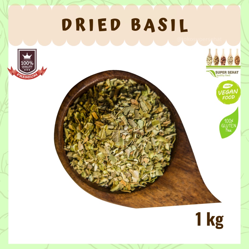 

Daun Basil Kering 1kg Dried Basil 1kg tokosupersehat