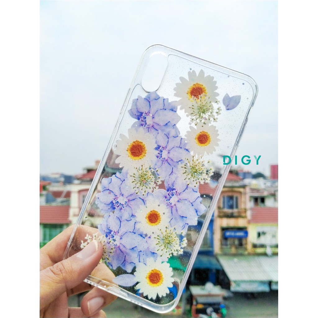 Promo Murah Casing OPPO C11 A52 A72 A92  A37 Neo 9 Transparan Bunga Kering