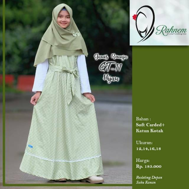 Gamis Remaja /Gamis Rahnem /Rahnem GT 11