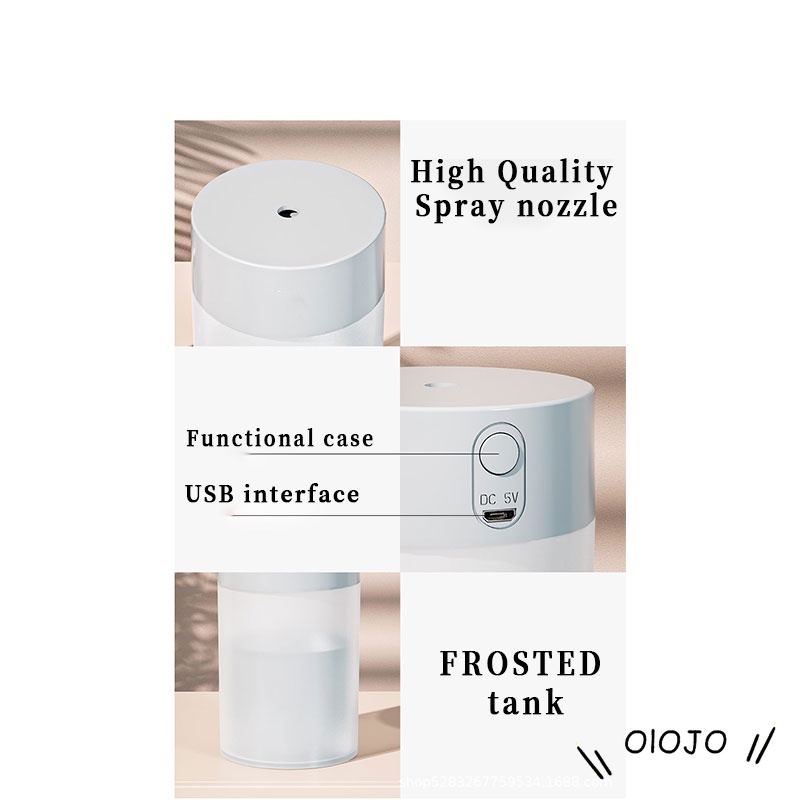 Air Humidifier Mini Portabel Usb Ultrasonic Air Atomizer Alat Penyemprot Rumah Kantor Pembersih Udara - ol