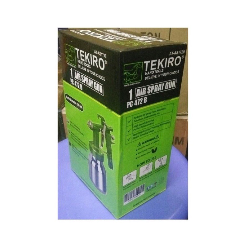 Tekiro Air Spray Gun 472 B - Alat semprot cat mobil furniture - Spray Gun Tabung Bawah TEKIRO