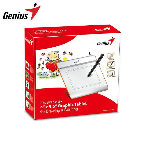 GENIUS Easy Pen i405x4 5.5inch Stylus Graphic Tablet