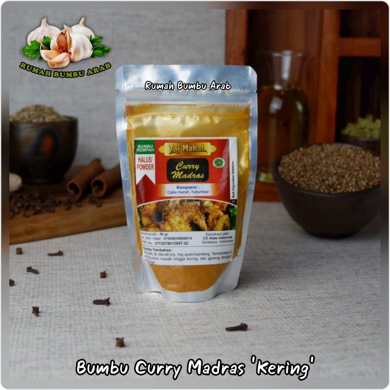 

Bumbu Rempah Curry Madras / Gorengan Ayam Kambing (KERING)