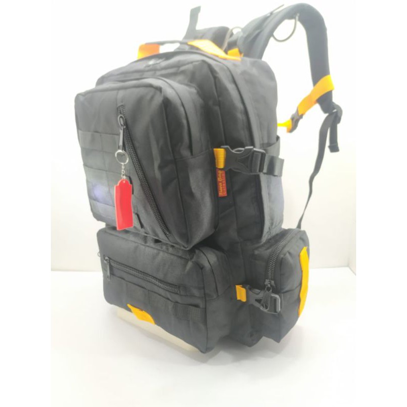 Ransel Outdoor Tactical Hitam dan Army