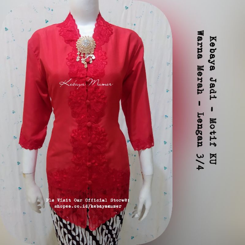 Kebaya bordir. Kebaya Encim. Kebaya Bordir warna. Kebaya Jadi. Kebaya Nyonya. Kebaya Nyonya Murah. KU. Kebaya Merah