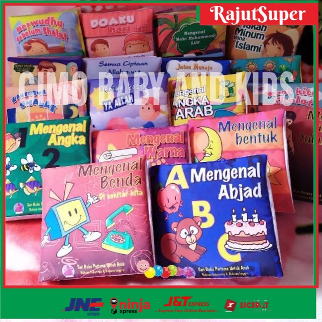 Mainan Edukasi Buku Bantal Softbook Edukatif