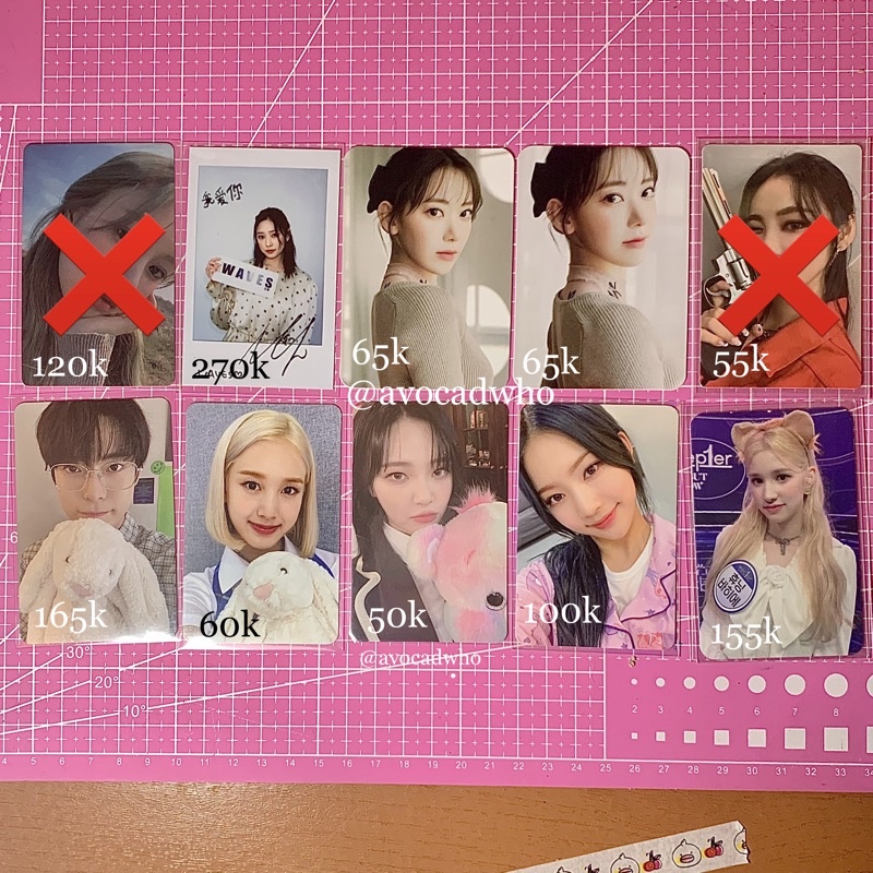 Photocard PC izone IZ*ONE Pola waves izone minju dicon sakura swd doyoung boneka nct j boneka stayc 