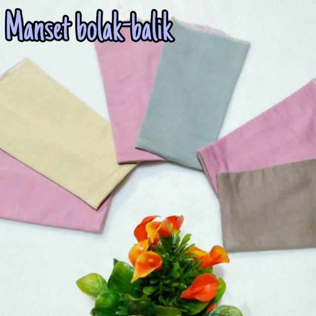 Manset 2 warna Manset tangan Rayon Manset Murah
