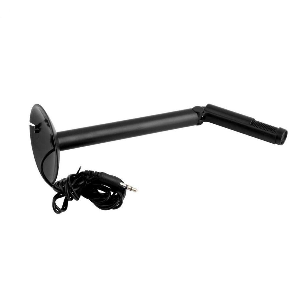 (100% BARANG ORI) Andoer Microphone for Laptop 3.5mm with Stand Mount - SF-950