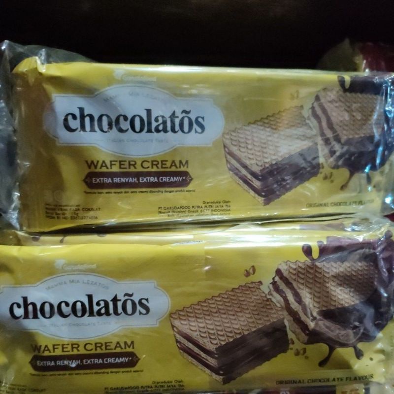 chocolatos wafer cream rasa cokelat