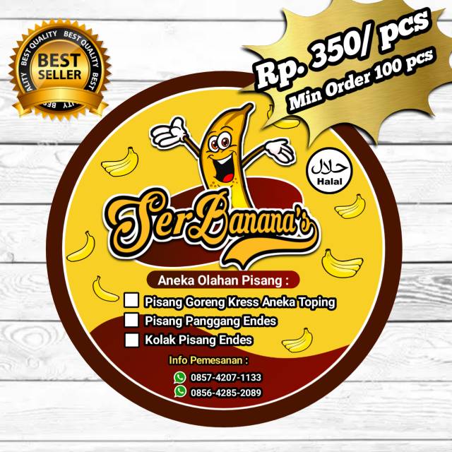 Jual Minimal Order Pcs Stiker Label Kemasan Stiker Jajanan Stiker Snack Stiker Pouch