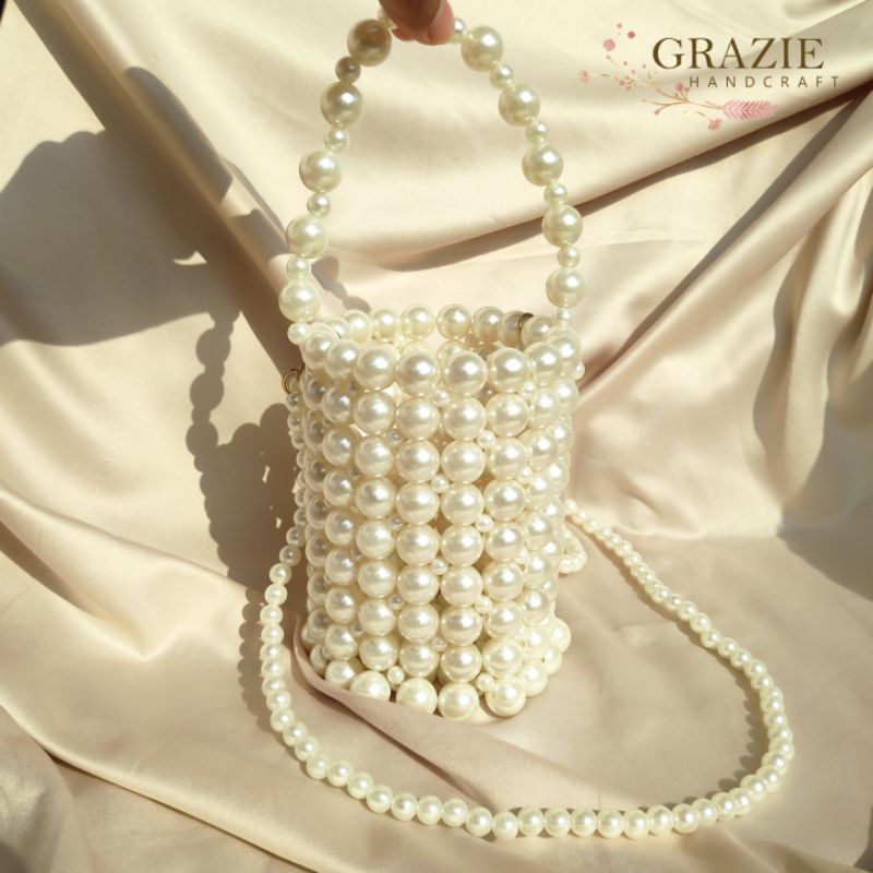 CAMILLA Pearl Bag / Tas Mutiara / Bead Bag / Tas Manik