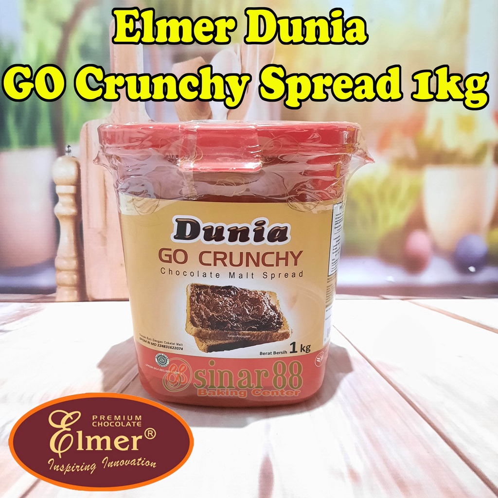 

Elmer GO Dunia Crunchy Spread Chocolate 1kg