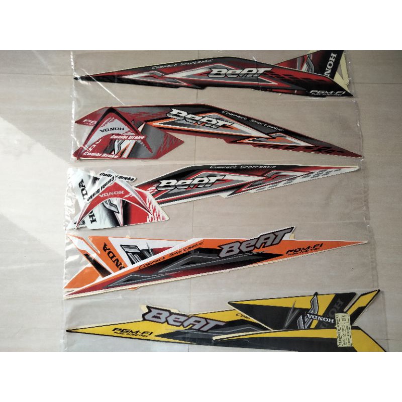 Striping Sepeda Motor Beat tahun 2014 (TIPE B)