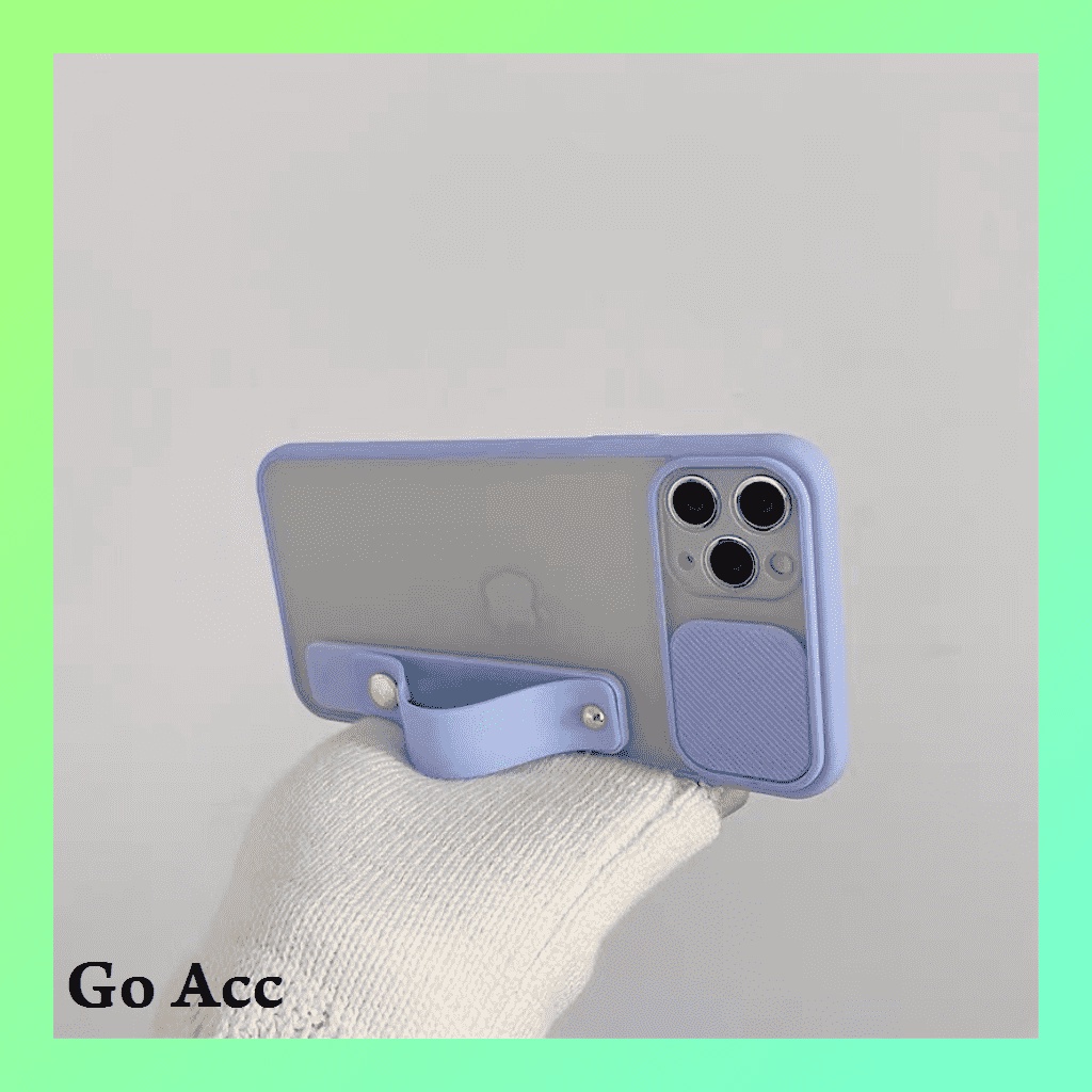 Softcase Window + Strapfinger Holder ALL Type Oppo Realme Narzo Xiaomi Redmi Poco Pocophone Vivo