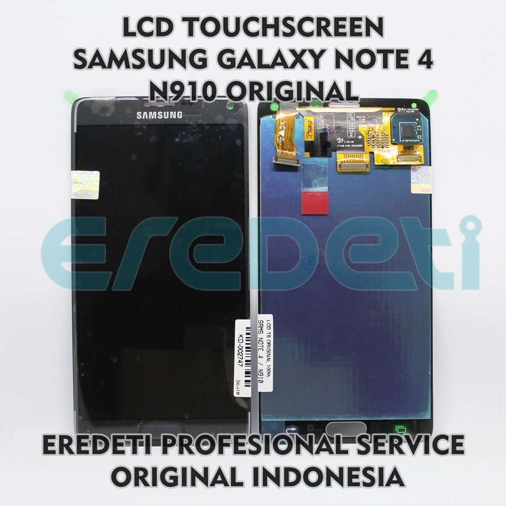 LCD TOUCHSCREEN SAMSUNG GALAXY NOTE 4 N910 ORIGINAL 100 PERSEN KD-002747 m