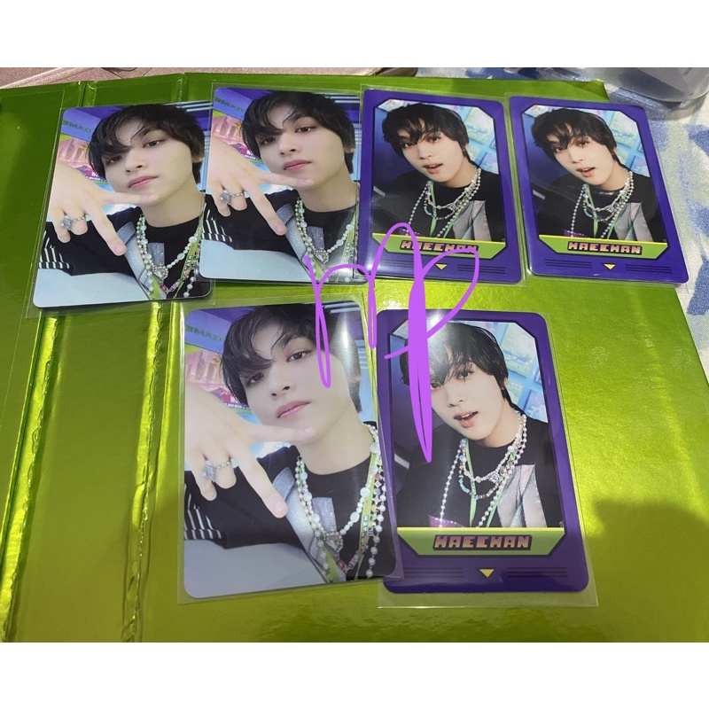 NCT PC Official Photocard Matching Game Card Haechan Glitch Mode set