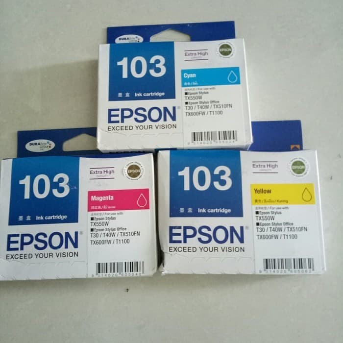 SALE Cartridge Tinta Epson 103 T103 Original 100%