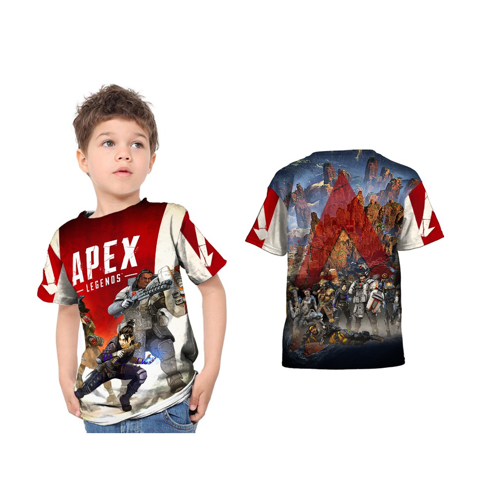 Riashop - Kaos Anak APEX LEGENDS | Kaos Atasan Anak APEX LEGENDS FullPrint
