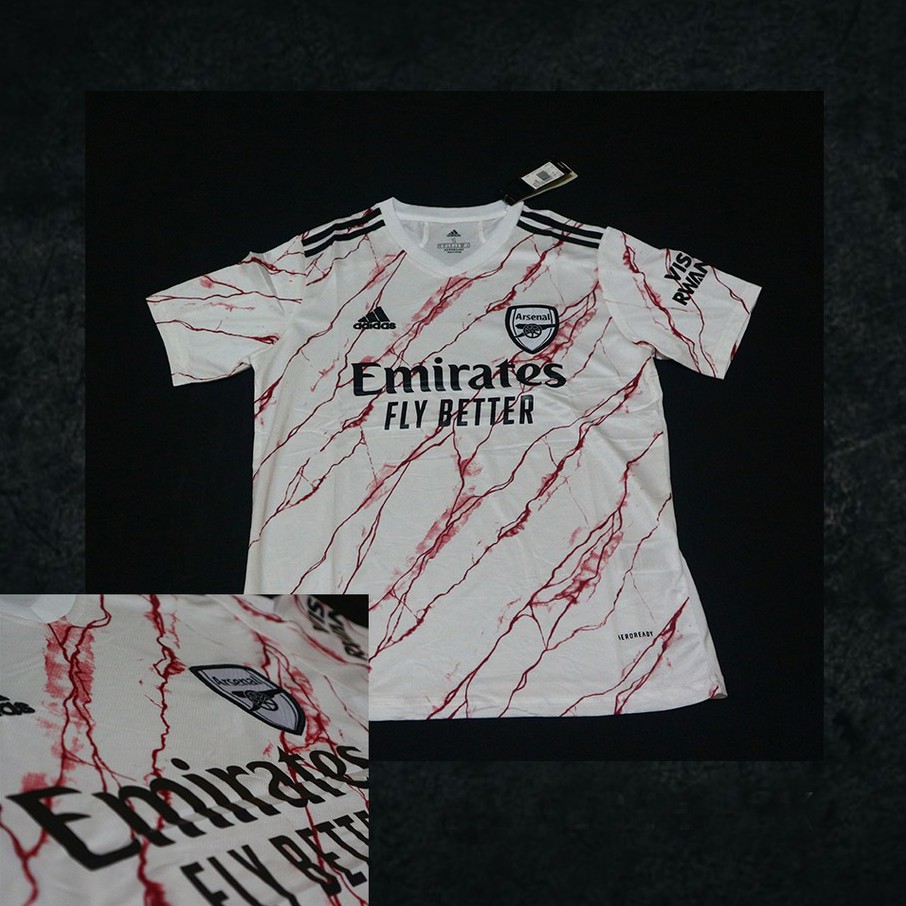 Jersey Bola Arsenal Away 2020/2021 Grade Ori